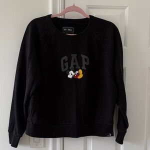 GAP Black Sweatshirt with Disney Design